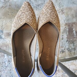 Driftwood Spot Pointed Toe Rothys